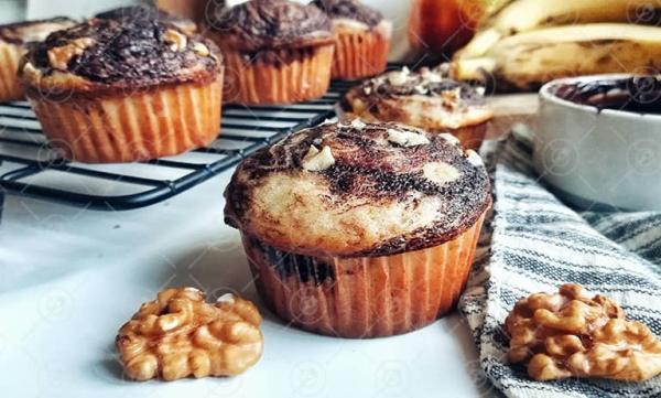 طرز تهیه مافین موز و شکلات؛ گام به گام با عکس و نکات کلیدی!