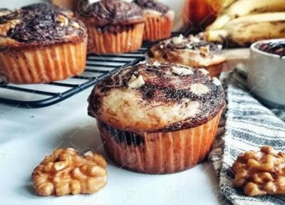 طرز تهیه مافین موز و شکلات؛ گام به گام با عکس و نکات کلیدی!